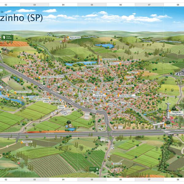 Mapa de Sertãozinho SP