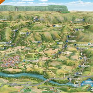 Mapa turístico de São João Batista do Glória MG